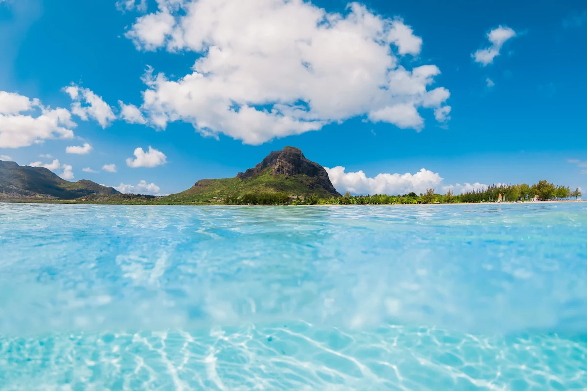 plage ile maurice fevrier eau turquoise baignade